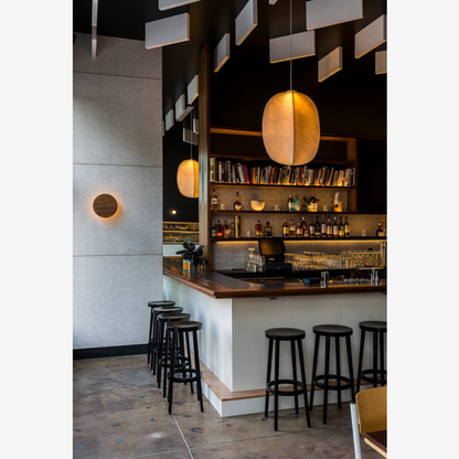 Modern Wabi-Sabi Fiber Pendant Light - Minimalist Cloud-Inspired Hanging Lamp