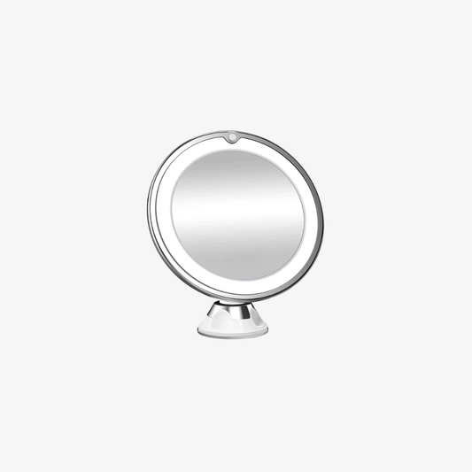 Led makeup mirror with Optical Zoom and Portable Frame - Contemporary Sconce