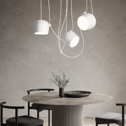Modern Draped Bell Pendant Light - Multi-Cable Adjustable Pendant Lights
