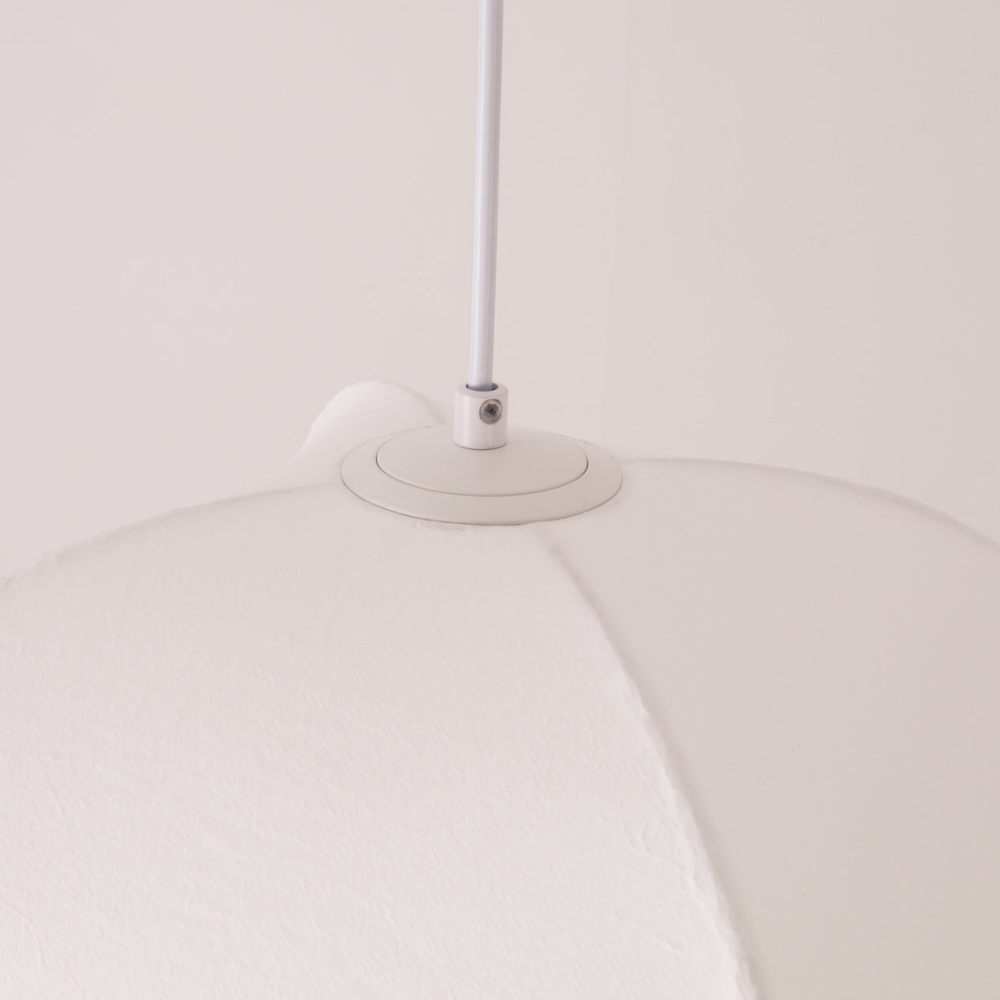 Modern Wabi-Sabi Fiber Pendant Light - Minimalist Cloud-Inspired Hanging Lamp
