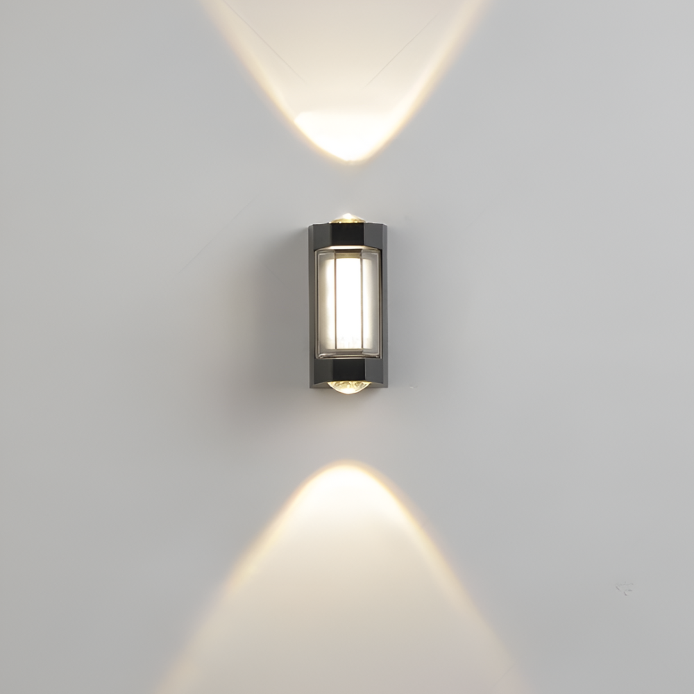 Outdoor Led Porch Lights with Integrated LED and Frosted Acrylic Lens