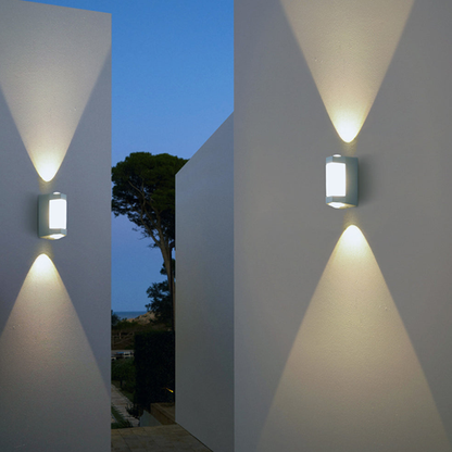 Outdoor Led Porch Lights with Integrated LED and Frosted Acrylic Lens