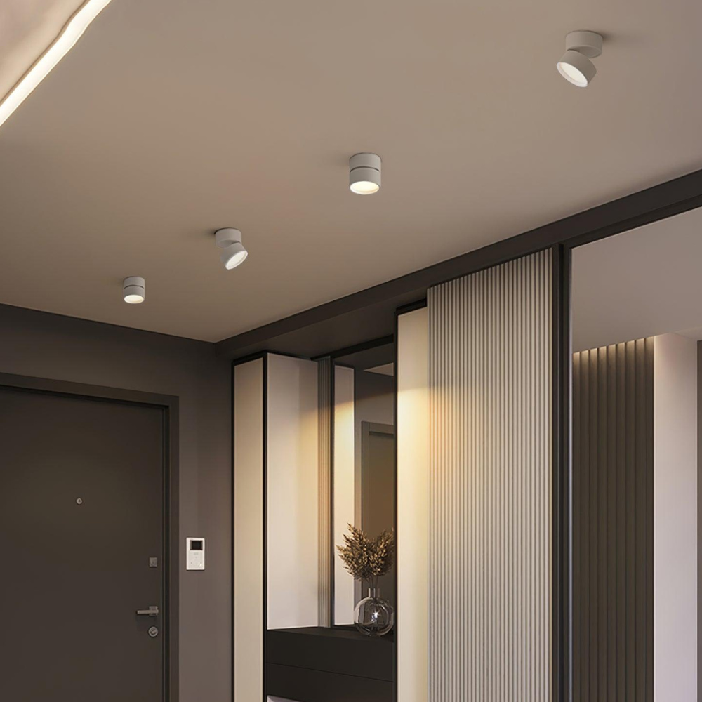 Adjustable Aluminum Ceiling Cylinder Light – Minimalist Architectural Design
