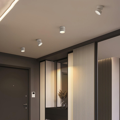 Adjustable Aluminum Ceiling Cylinder Light – Minimalist Architectural Design