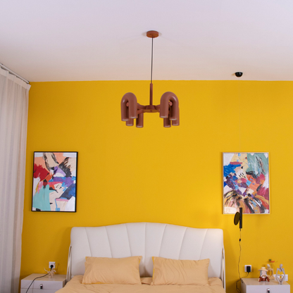 Modern U-Shaped Modular Chandelier - Sculptural Arch Tubular Pendant Light