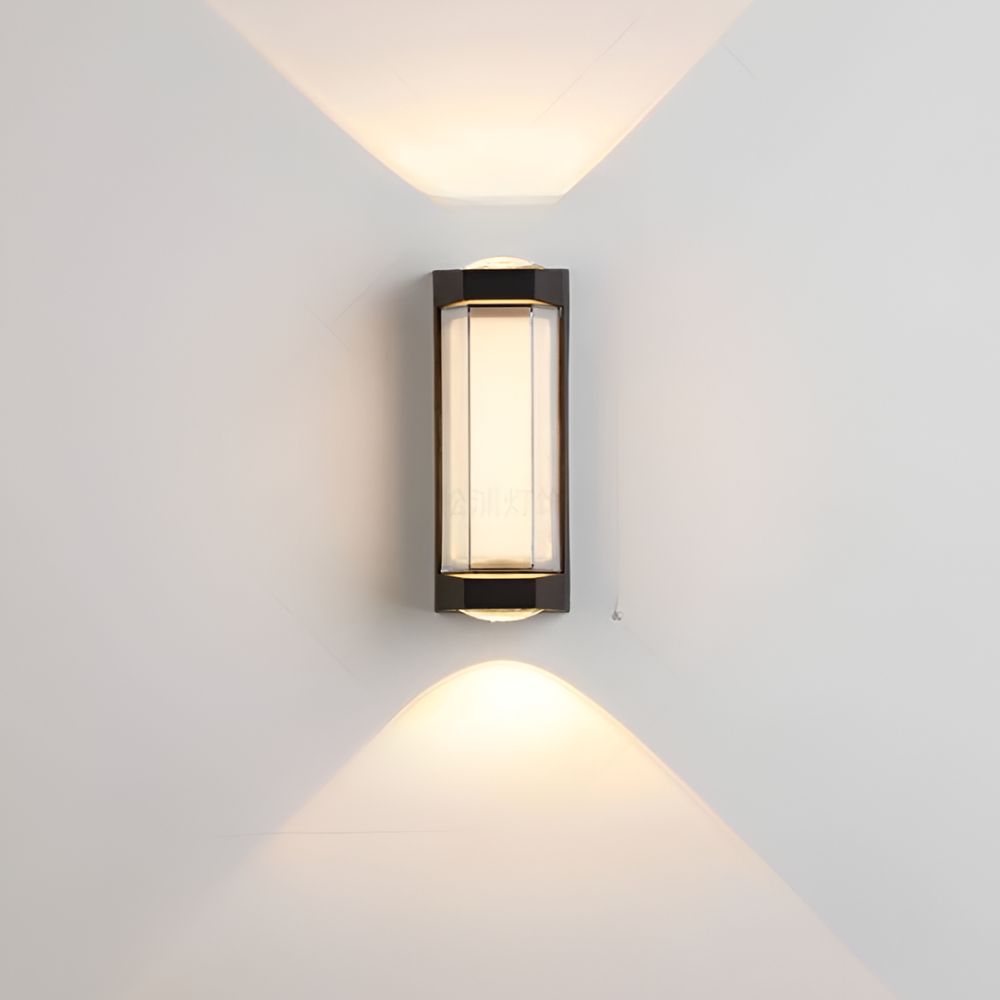 Outdoor Led Porch Lights with Integrated LED and Frosted Acrylic Lens