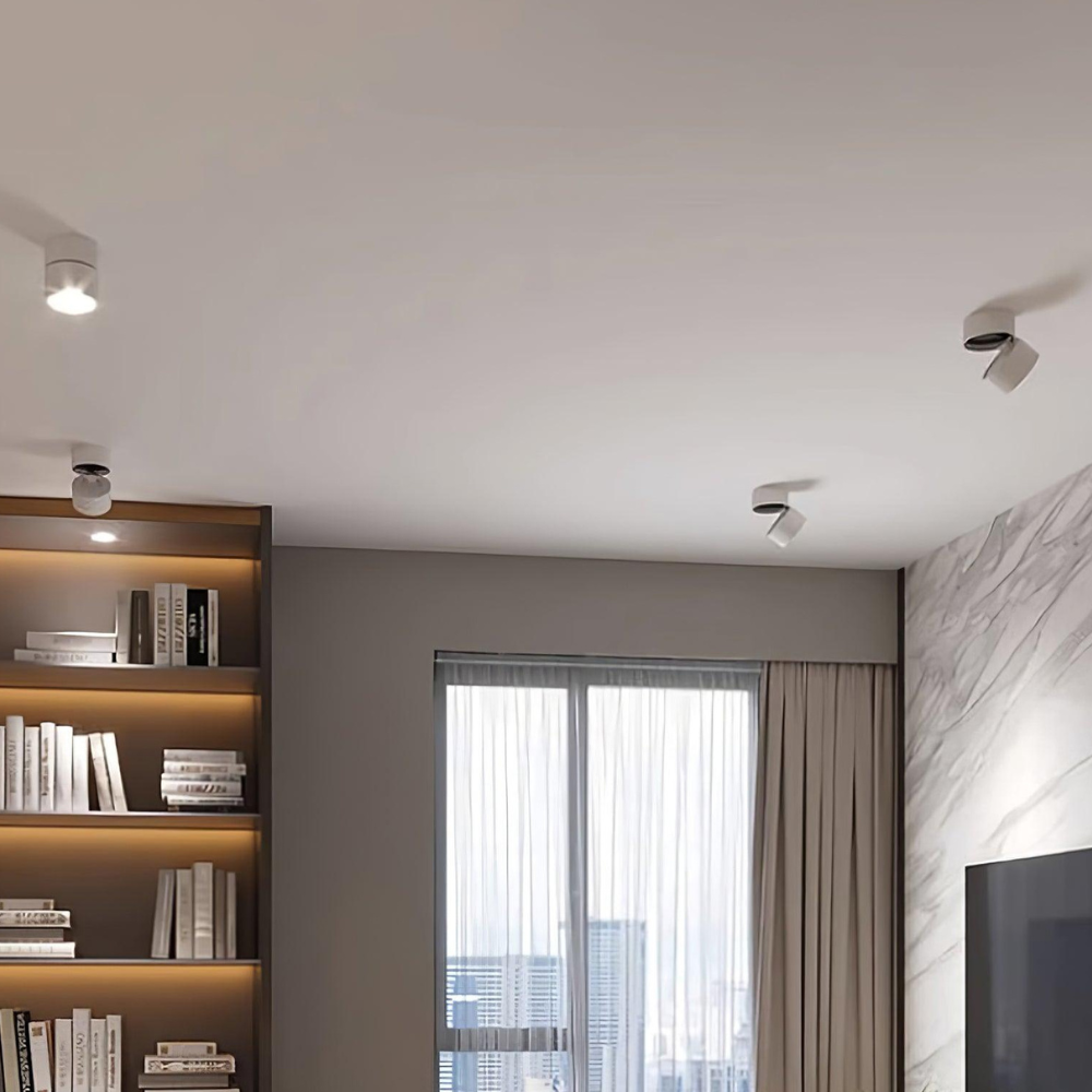 Adjustable Aluminum Ceiling Cylinder Light – Minimalist Architectural Design