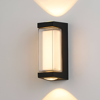 Outdoor Led Porch Lights with Integrated LED and Frosted Acrylic Lens