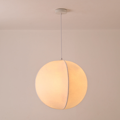 Modern Wabi-Sabi Fiber Pendant Light - Minimalist Cloud-Inspired Hanging Lamp