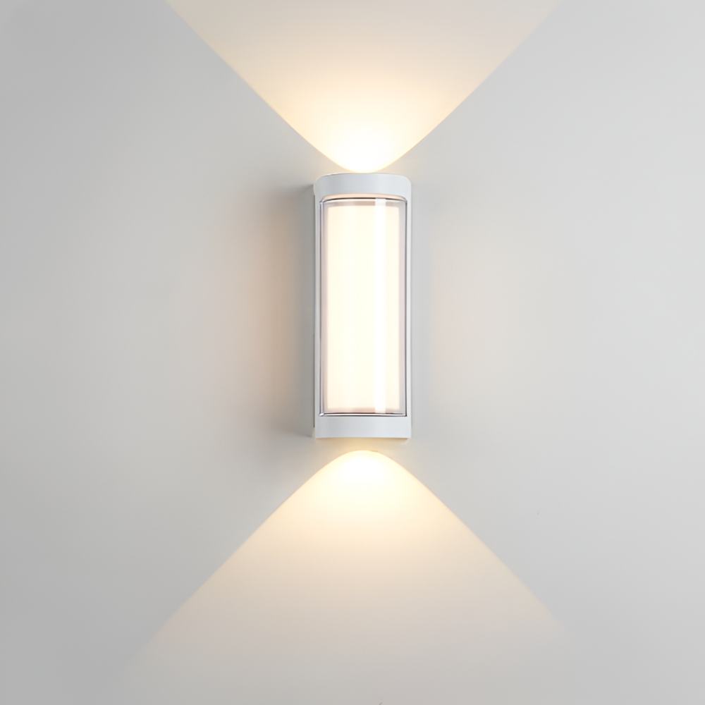 Outdoor Led Porch Lights with Integrated LED and Frosted Acrylic Lens