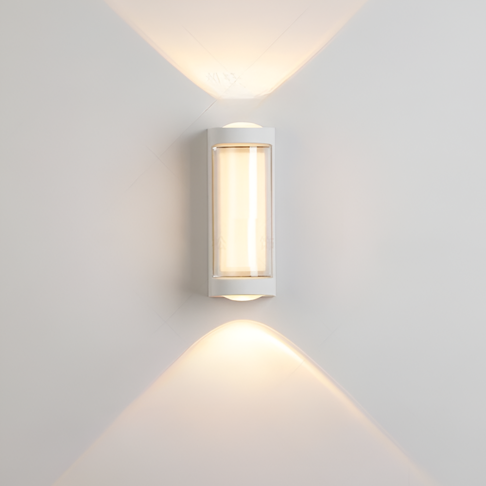 Outdoor Led Porch Lights with Integrated LED and Frosted Acrylic Lens
