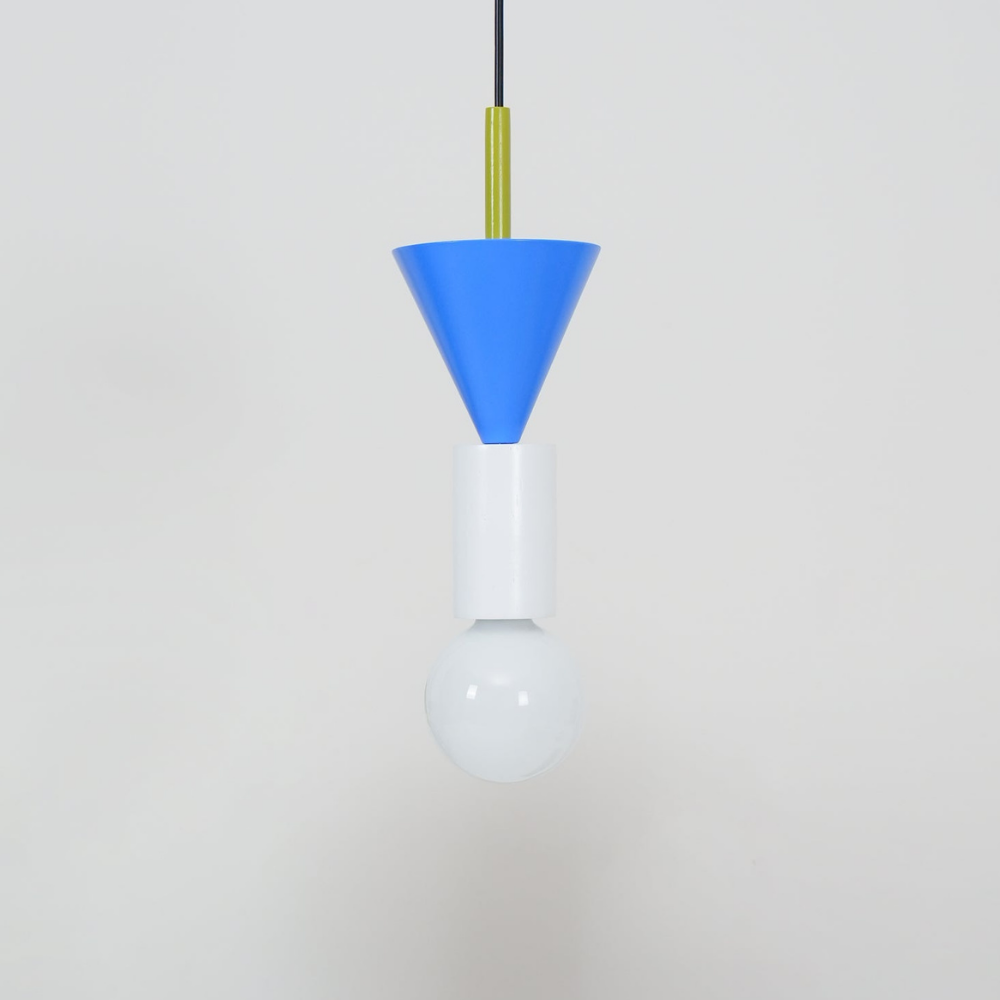 Nordic Geometric Wood Pendant Light - Modern Hand-Turned Orbital Hanging Lamp