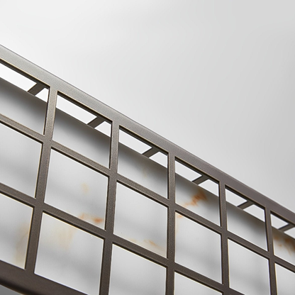 Porch Light with Stainless Steel Housing and Stone Texture - Weather Ready