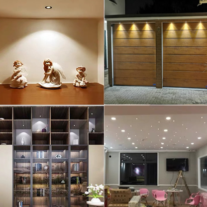 LED Downlights for Cabinets & Stairs – Focused Beam Accent Lighting Pack of 10