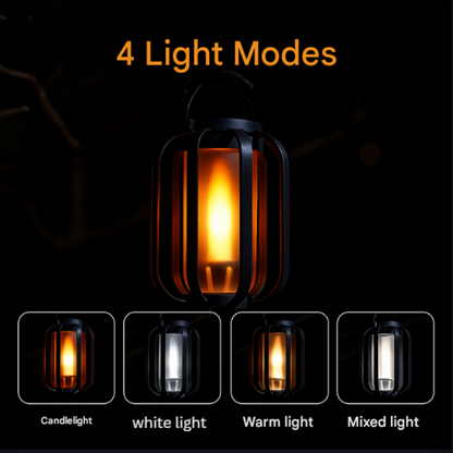 Solar Powered Tripod Lantern for Patio and Camping