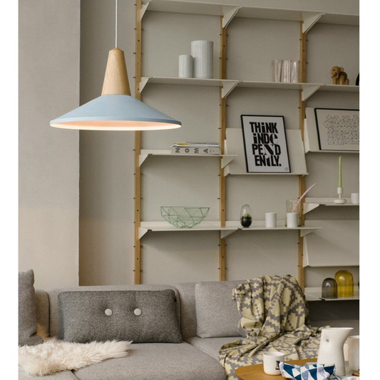 Modern Wood Nordic Pendant Light - Artisan Macaron Silhouette Hanging Lamp