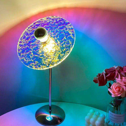Rechargeable Sunset Lamp with Rotating Head - Mid Century Modern