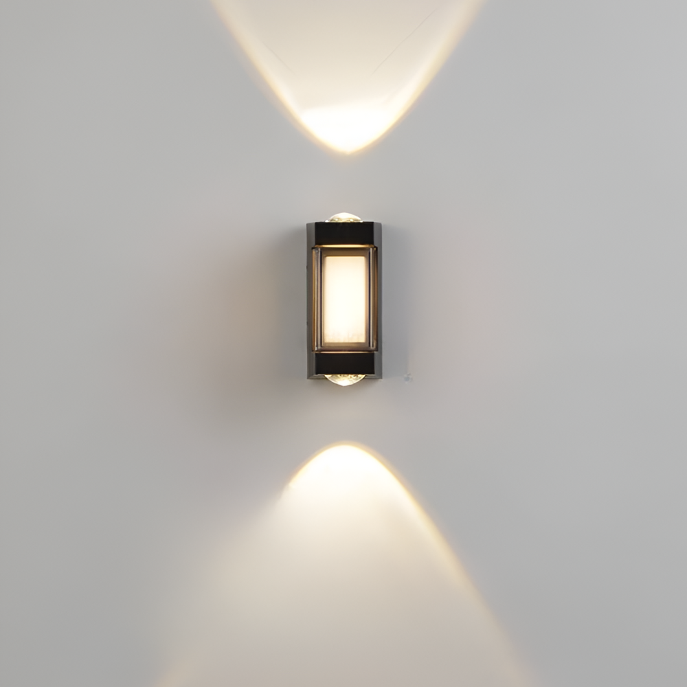 Outdoor Led Porch Lights with Integrated LED and Frosted Acrylic Lens