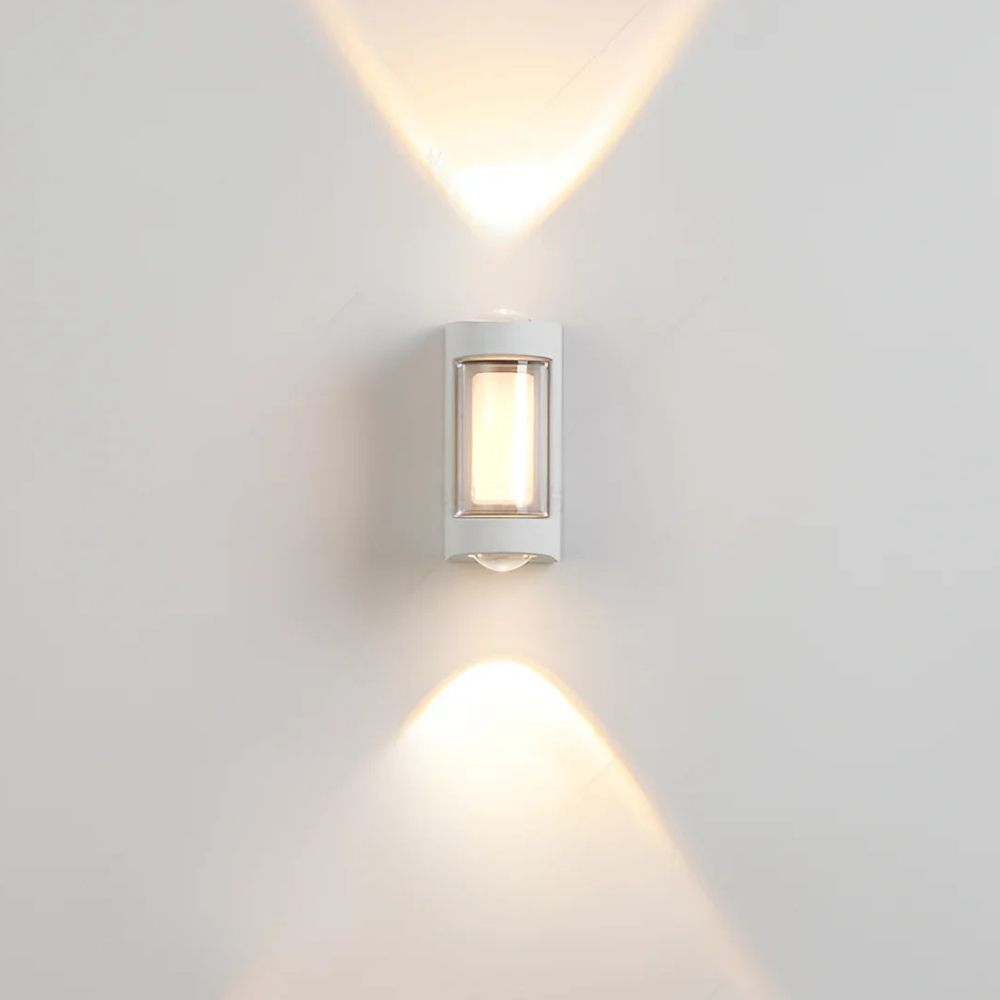 Outdoor Led Porch Lights with Integrated LED and Frosted Acrylic Lens
