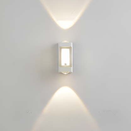 Outdoor Led Porch Lights with Integrated LED and Frosted Acrylic Lens