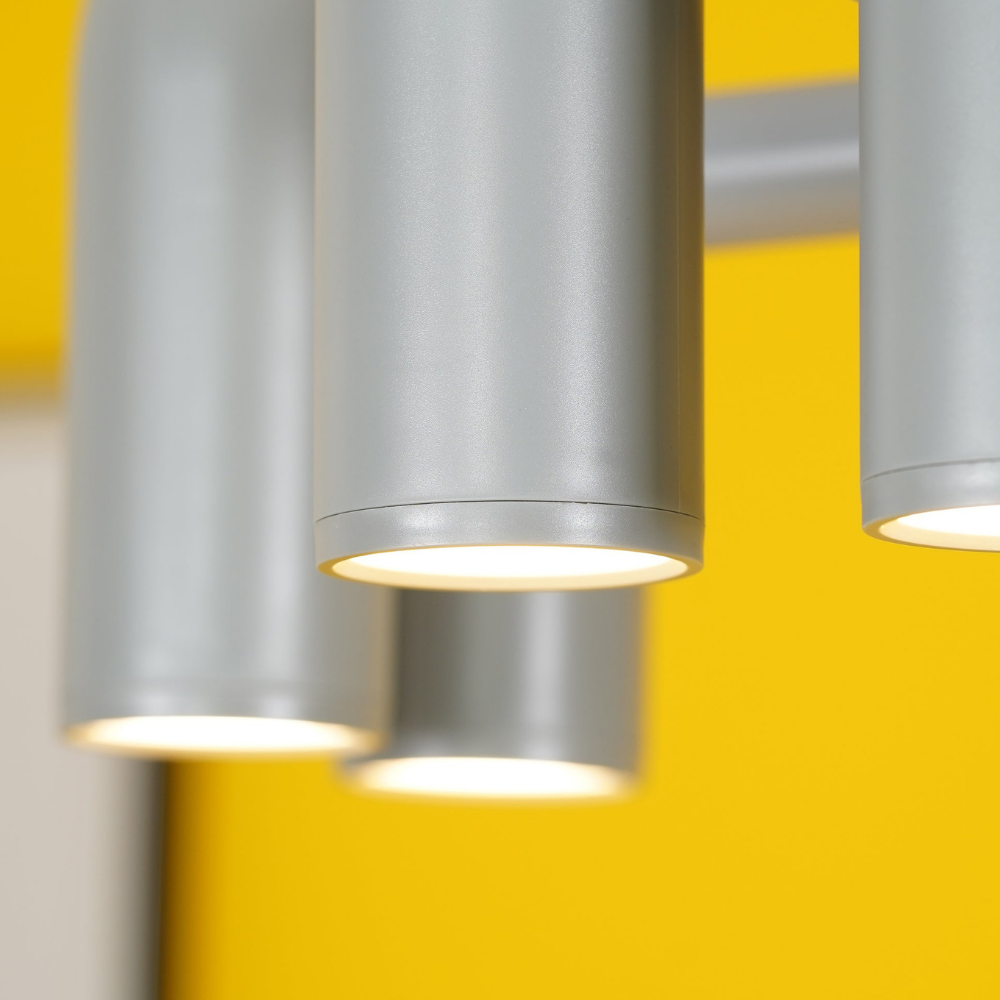 Modern U-Shaped Modular Chandelier - Sculptural Arch Tubular Pendant Light