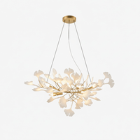 Gold & White Leaves