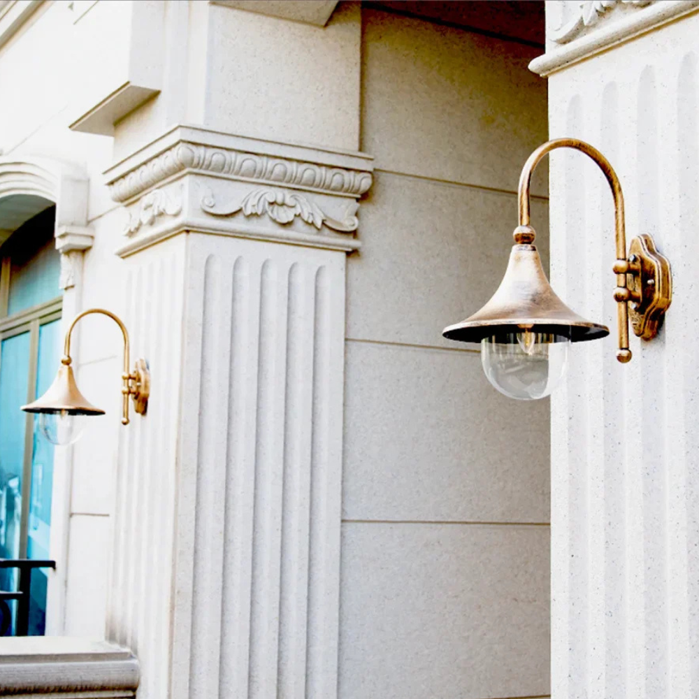 Outdoor led porch lights with Aluminum Frame in Black or Bronze - Architectural