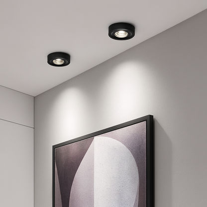 LED Undercabinet Lights with Surface Mounted Aluminum Housing - Mini Spotlight