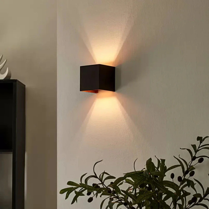 Adjustable Beam Cube Wall Light