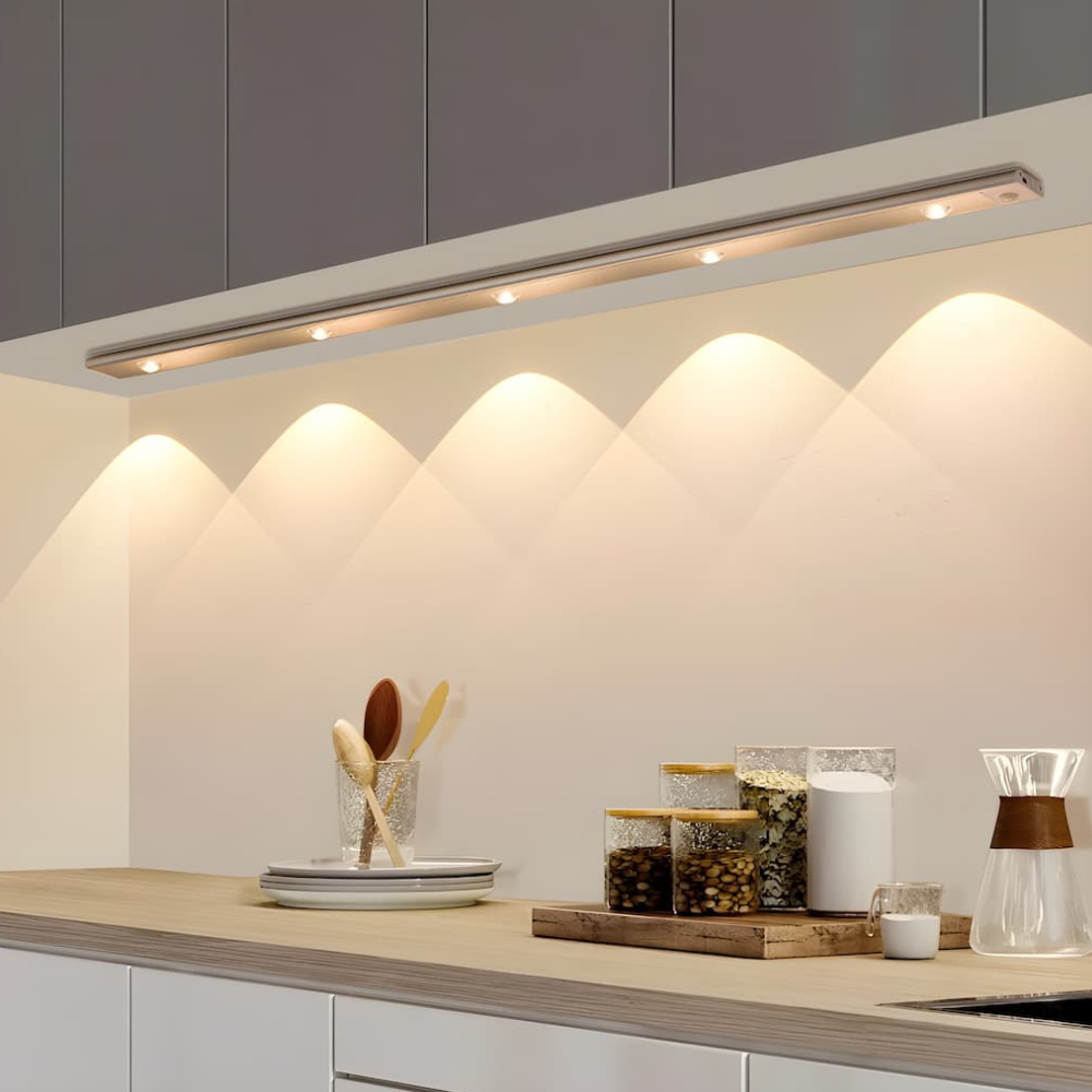 Under Cupboard Kitchen Lights with Motion Sensor and Magnetic Mount