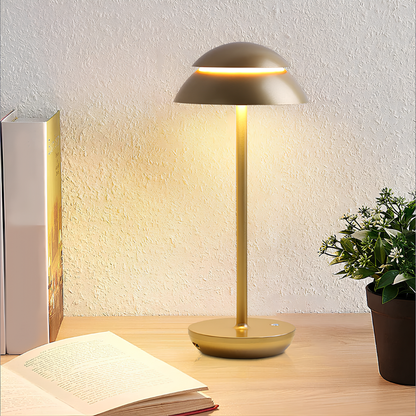Scandinavian Minimalist Cordless LED Table Lamp - Dimmable Rechargeable Light
