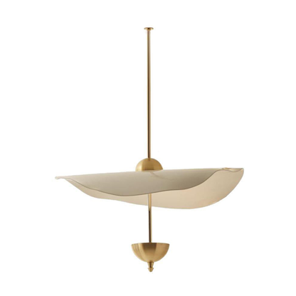 Modern Wavy Wing Pendant Light - Sculptural Floating Ribbon Hanging Lamp
