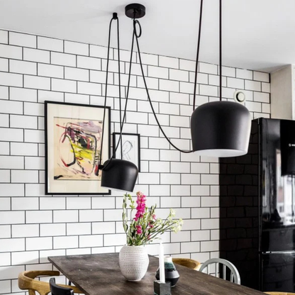 Modern Draped Bell Pendant Light - Multi-Cable Adjustable Pendant Lights