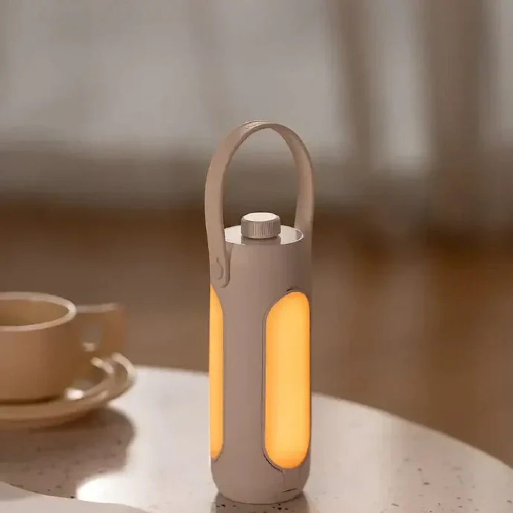 Rechargeable Outdoor Lamp with Warm Glow Glow - Portable Minimalist