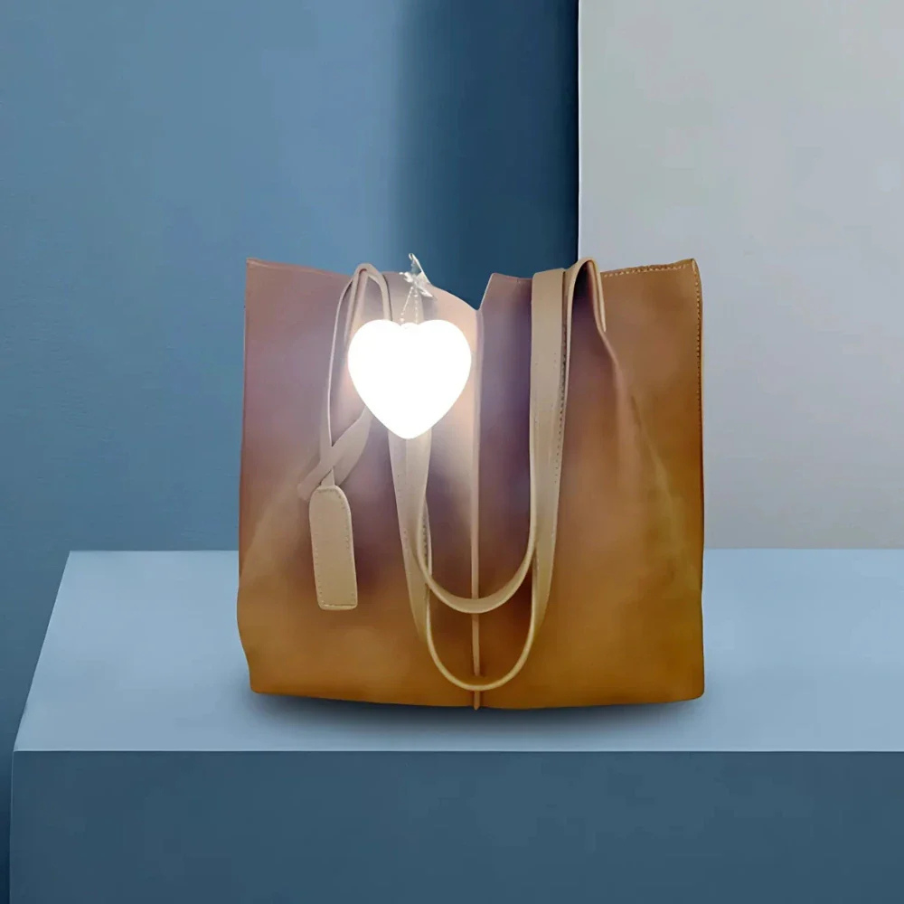 Glow Bag Charm LED Light - Portable Purse Keychain & Night Finder