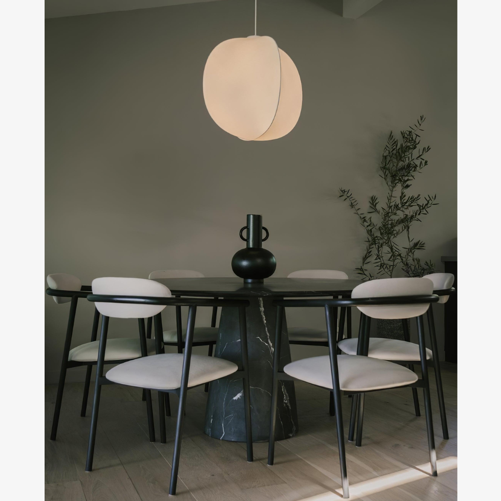 Modern Wabi-Sabi Fiber Pendant Light - Minimalist Cloud-Inspired Hanging Lamp