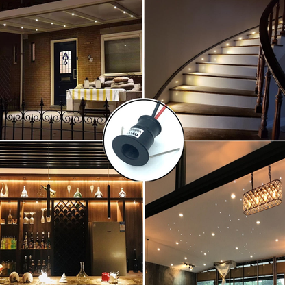LED Downlights for Cabinets & Stairs – Focused Beam Accent Lighting Pack of 10