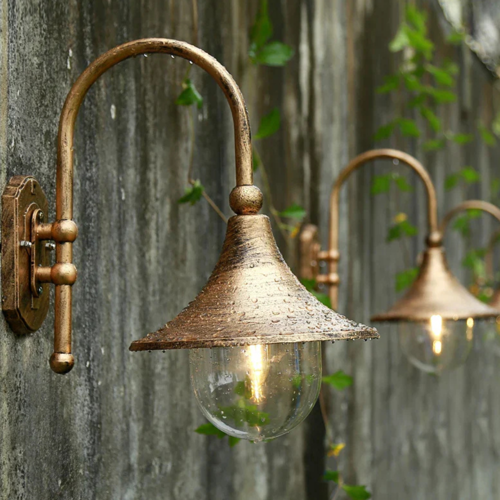 Outdoor led porch lights with Aluminum Frame in Black or Bronze - Architectural