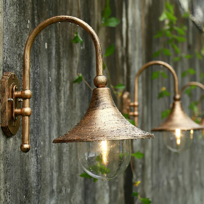 Outdoor led porch lights with Aluminum Frame in Black or Bronze - Architectural