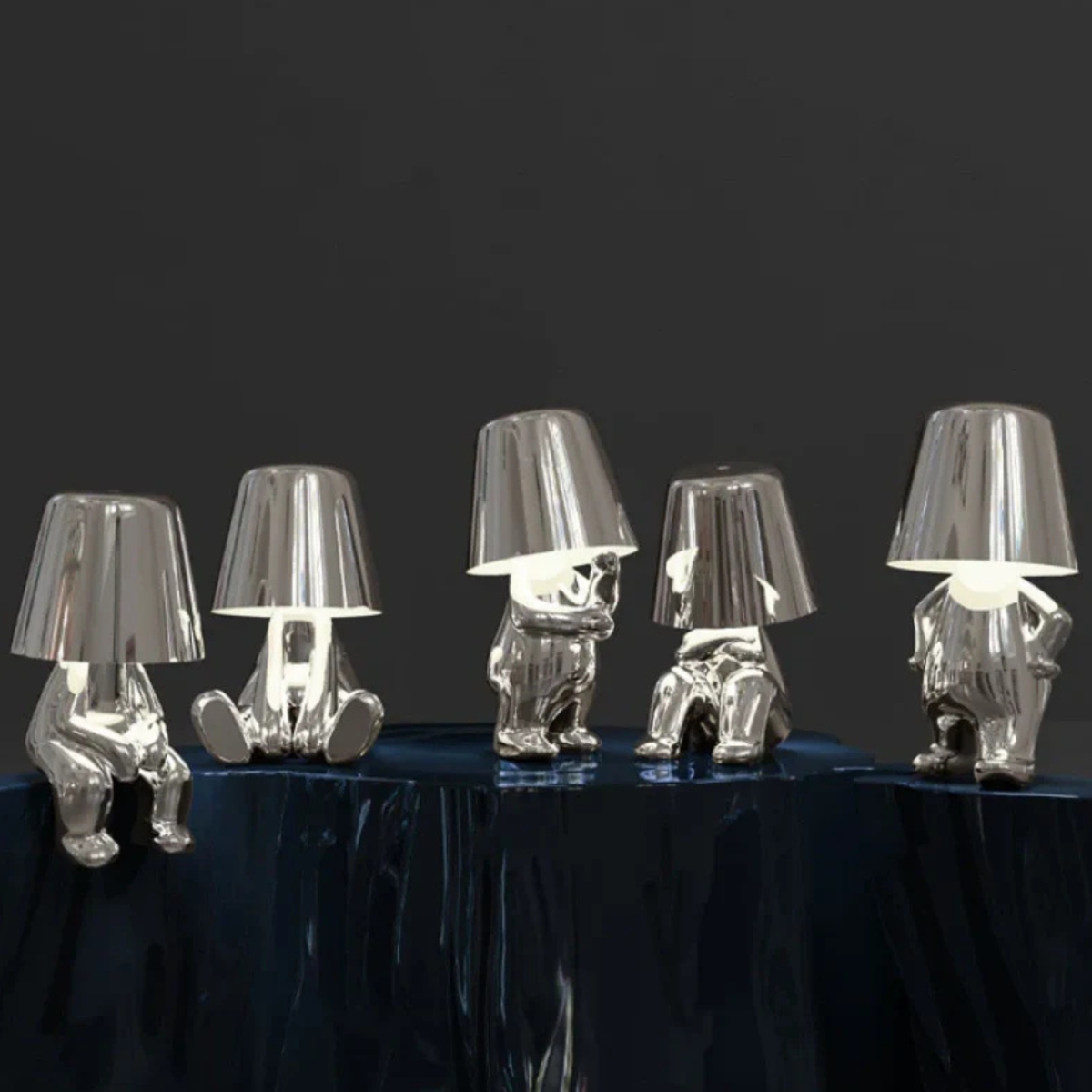 Touch-Control Table Lamp Figurine