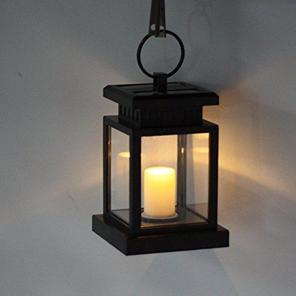 Solar Powered Decorative Garden Lanterns - Outdoor Yard Path Lighting