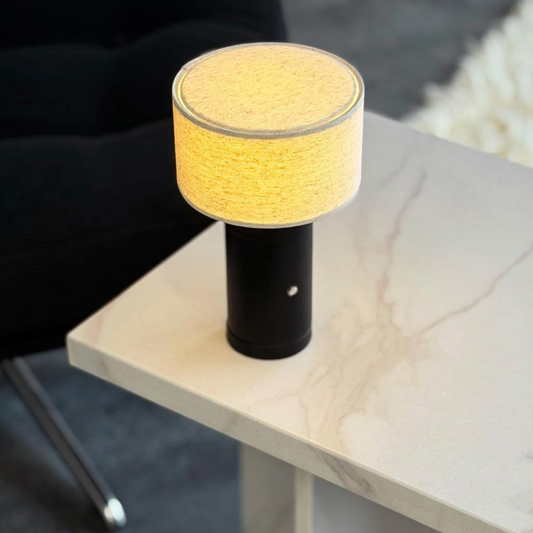Modern Portable Fabric Table Lamp -Nordic Rechargeable Desk Lamp