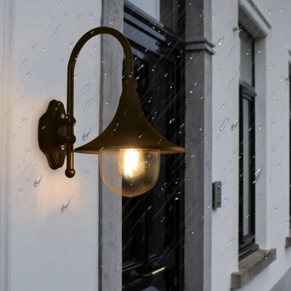 Outdoor led porch lights with Aluminum Frame in Black or Bronze - Architectural