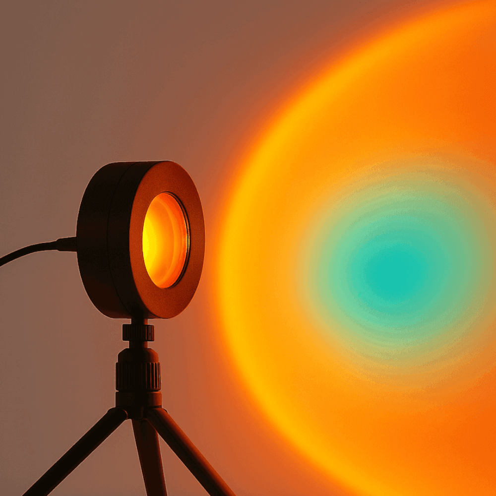 LED Sunset Light Projector with Remote - 16 Color Changing Ambient