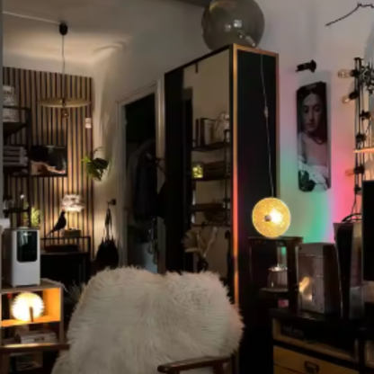 Rechargeable Sunset Lamp with Rotating Head - Mid Century Modern