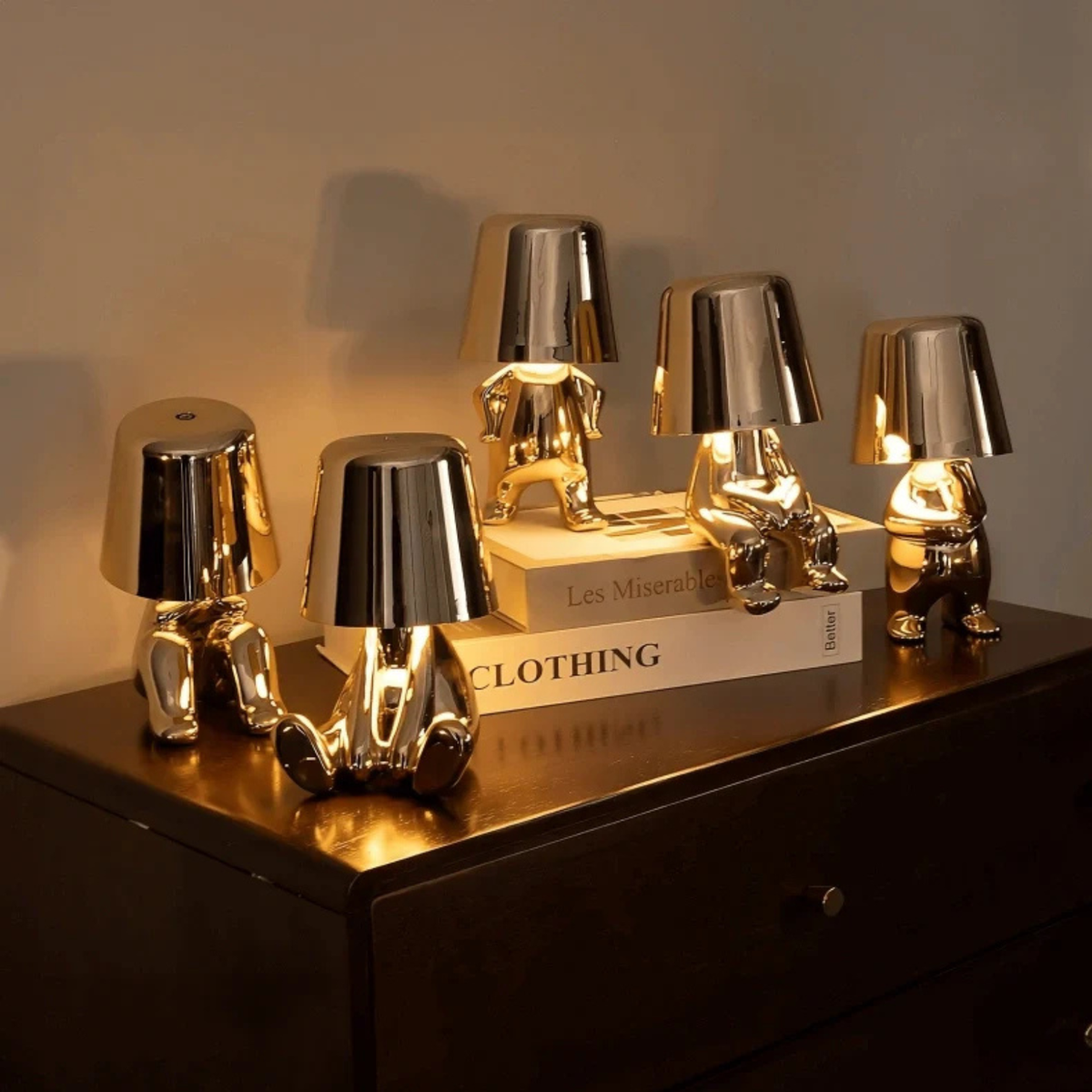 Touch-Control Table Lamp Figurine