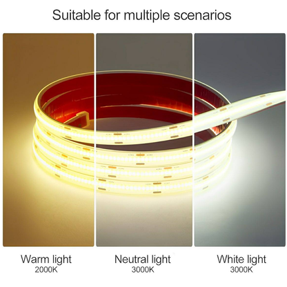 COB LED Strip for Outdoor Stairs and Landscape - Modern Hardscape Light