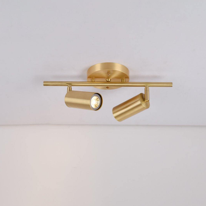 Led vanity lights with Adjustable Twin Cylinder Heads - Industrial Modern