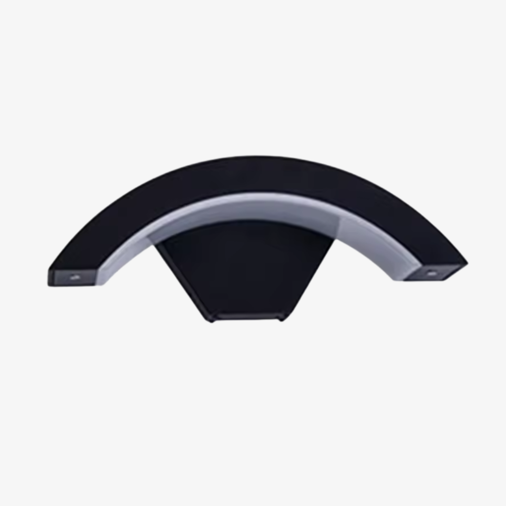 Outdoor Wall Light with Motion Sensor - Arched Modern Design