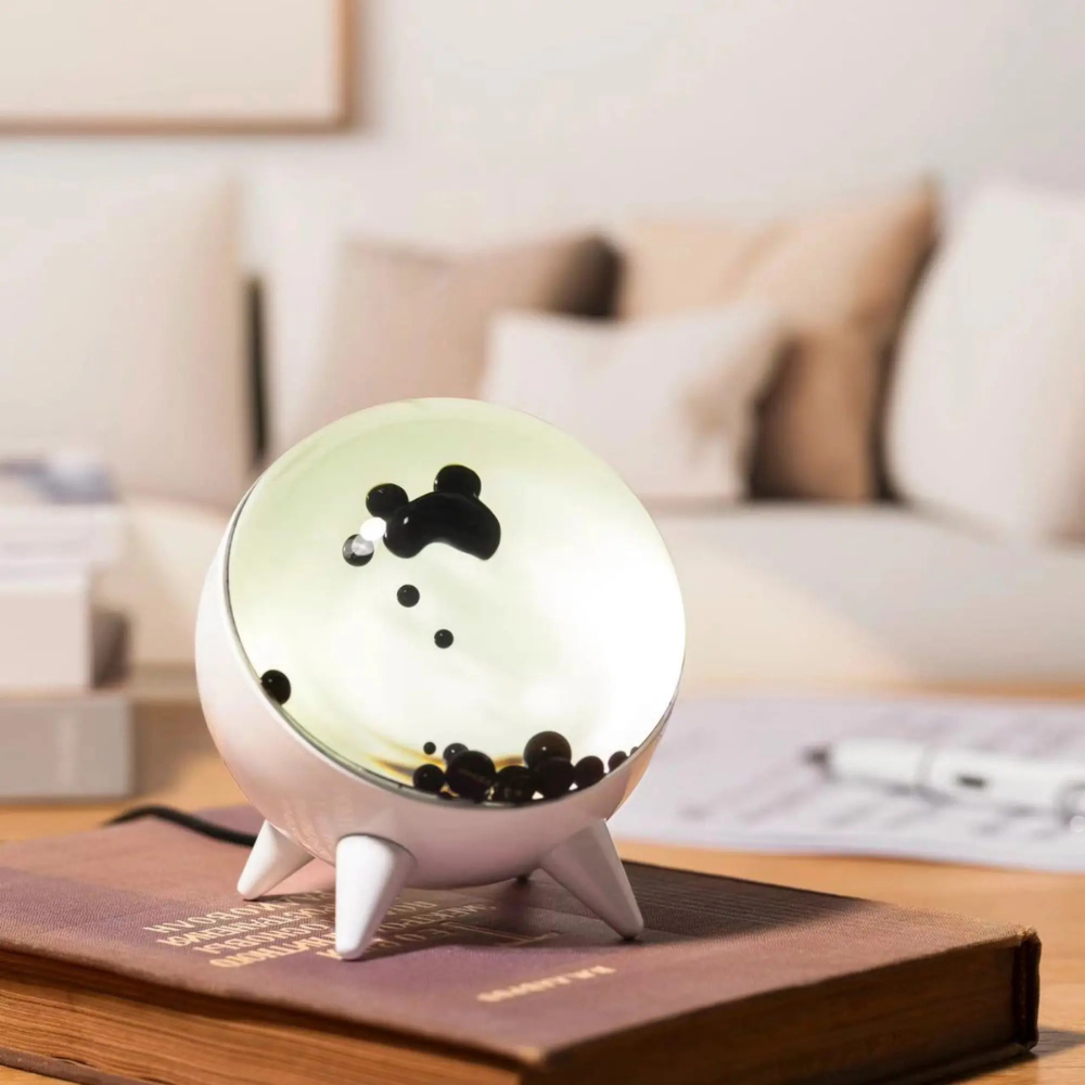USB Rechargeable Ferrofluid Speaker - Bluetooth Rhythmic Music Display